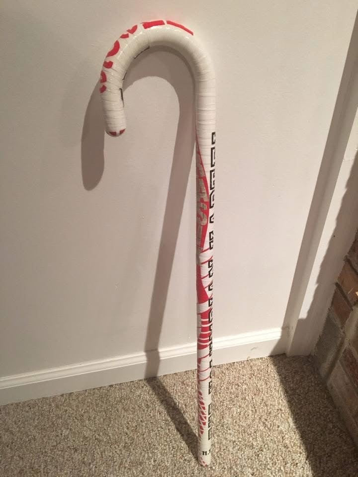 Handmade Kappa Alpha Psi Cane - Crossing Line