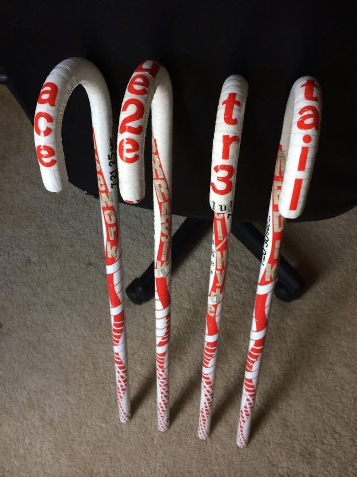 Handmade Kappa Alpha Psi Cane - Crossing Line