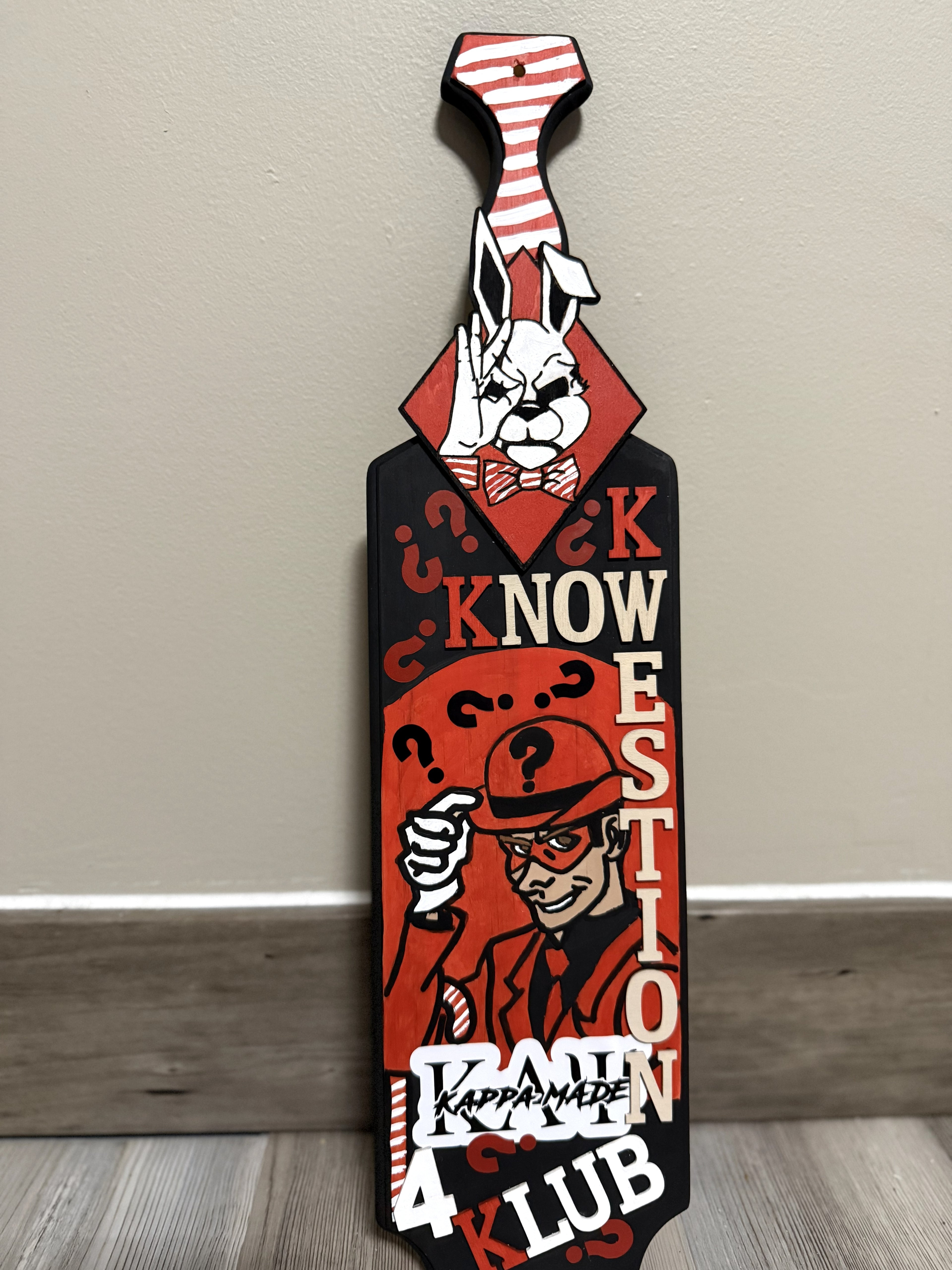 Kappa Alpha Psi Custom Greek Paddle