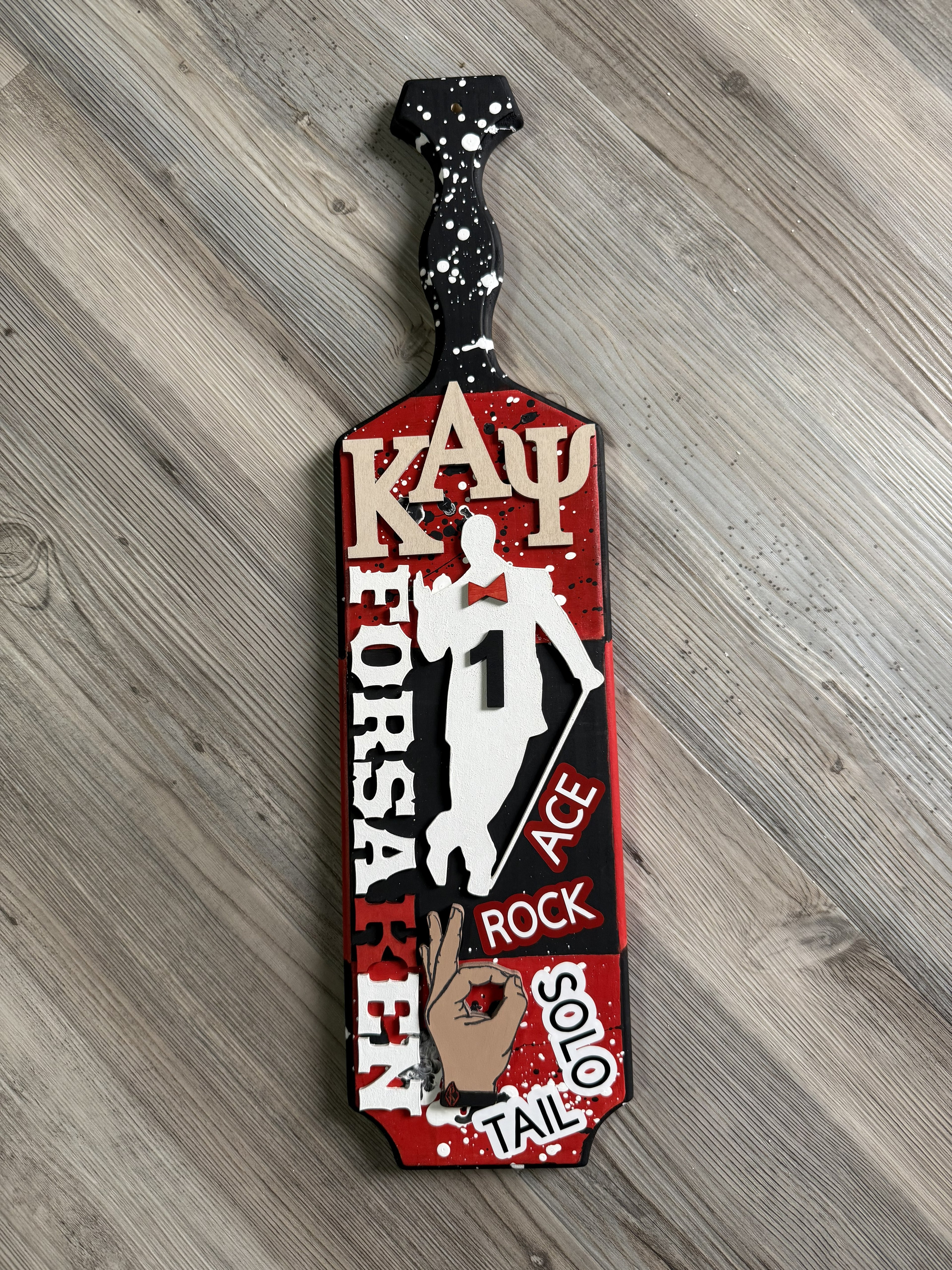 Kappa Alpha Psi Custom Greek Paddle