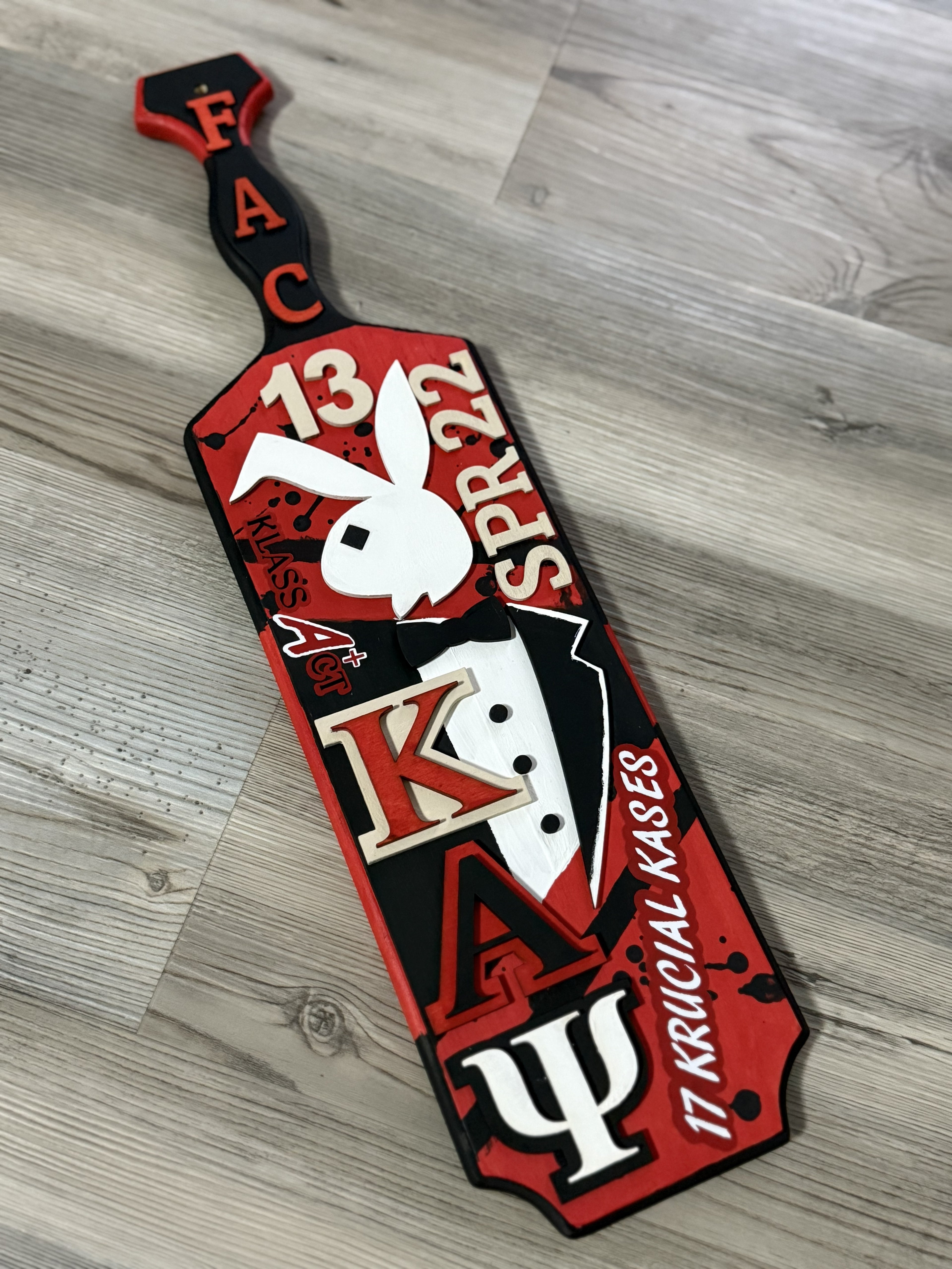Kappa Alpha Psi Custom Greek Paddle