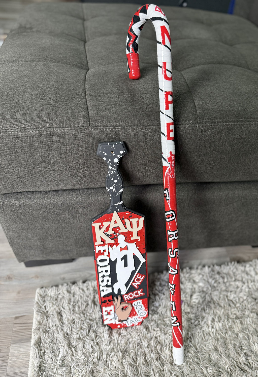 Handmade Kappa Alpha Psi Cane