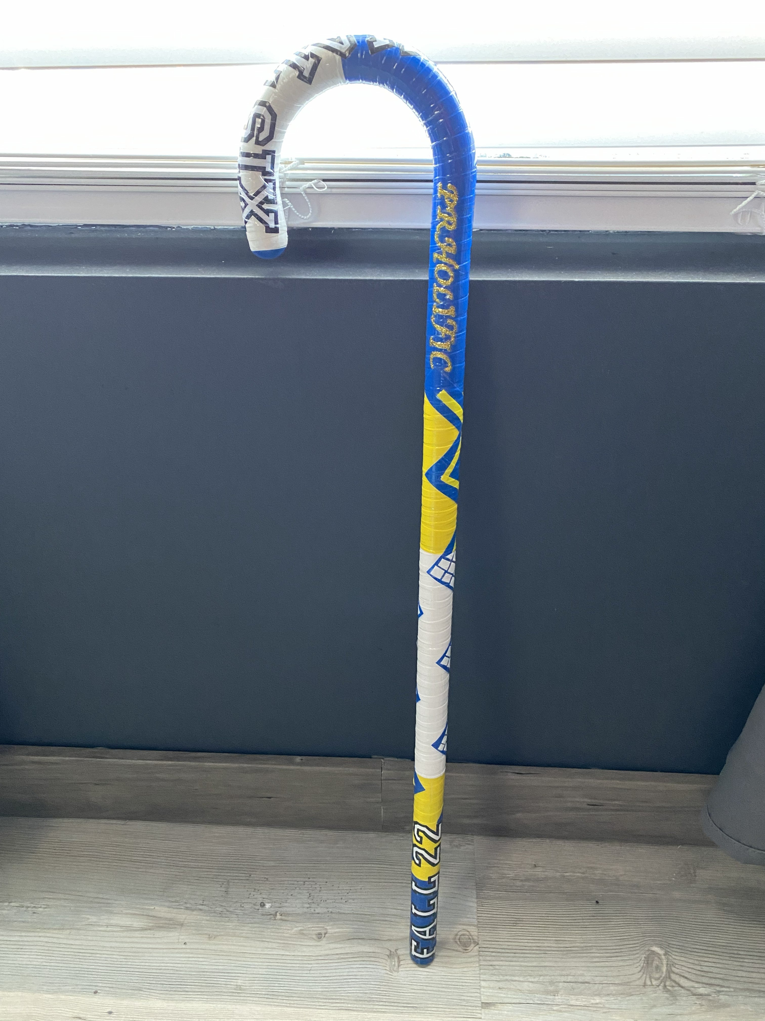 Handmade Sigma Gamma Rho Cane