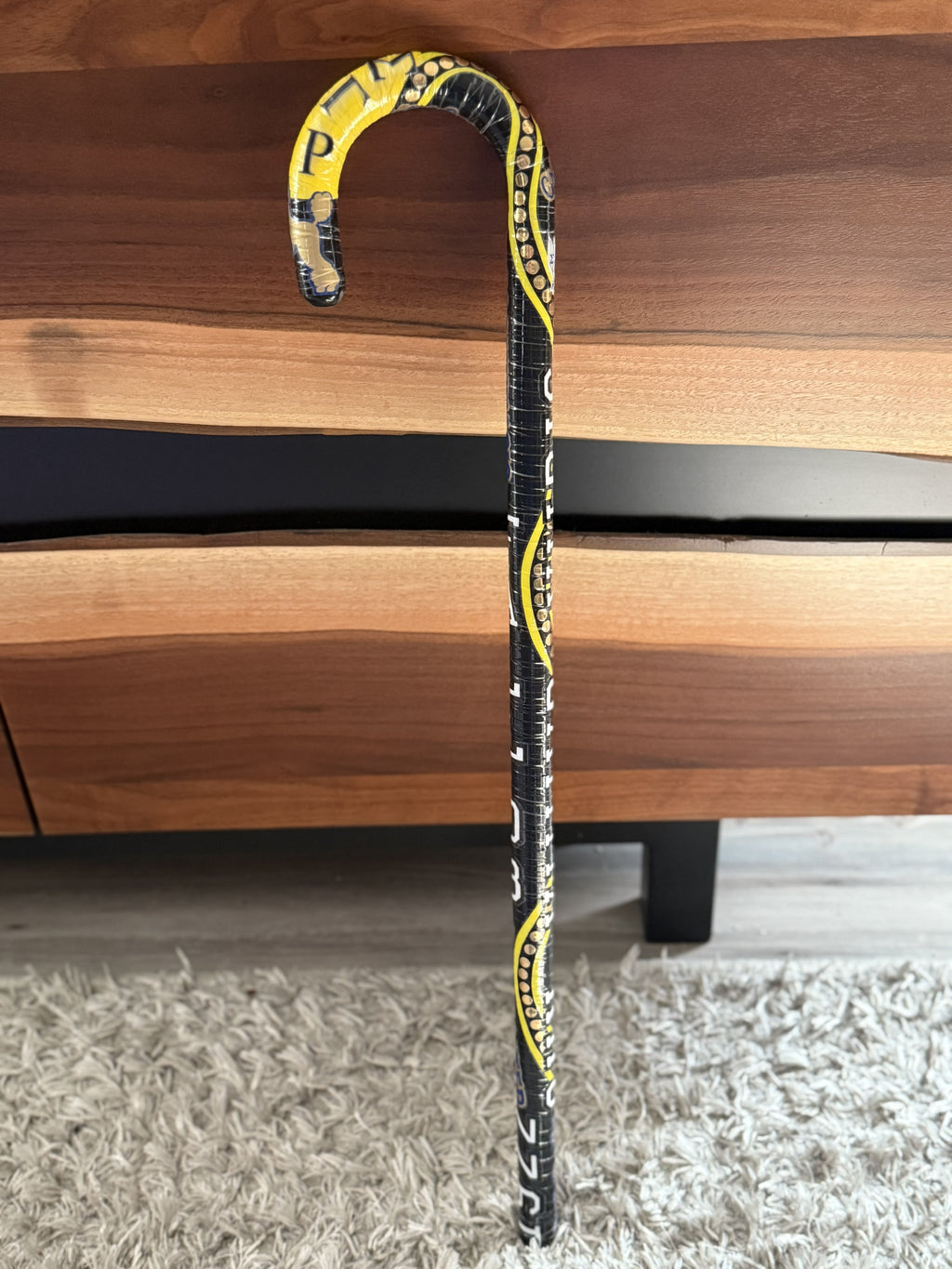 Handmade Sigma Gamma Rho Cane