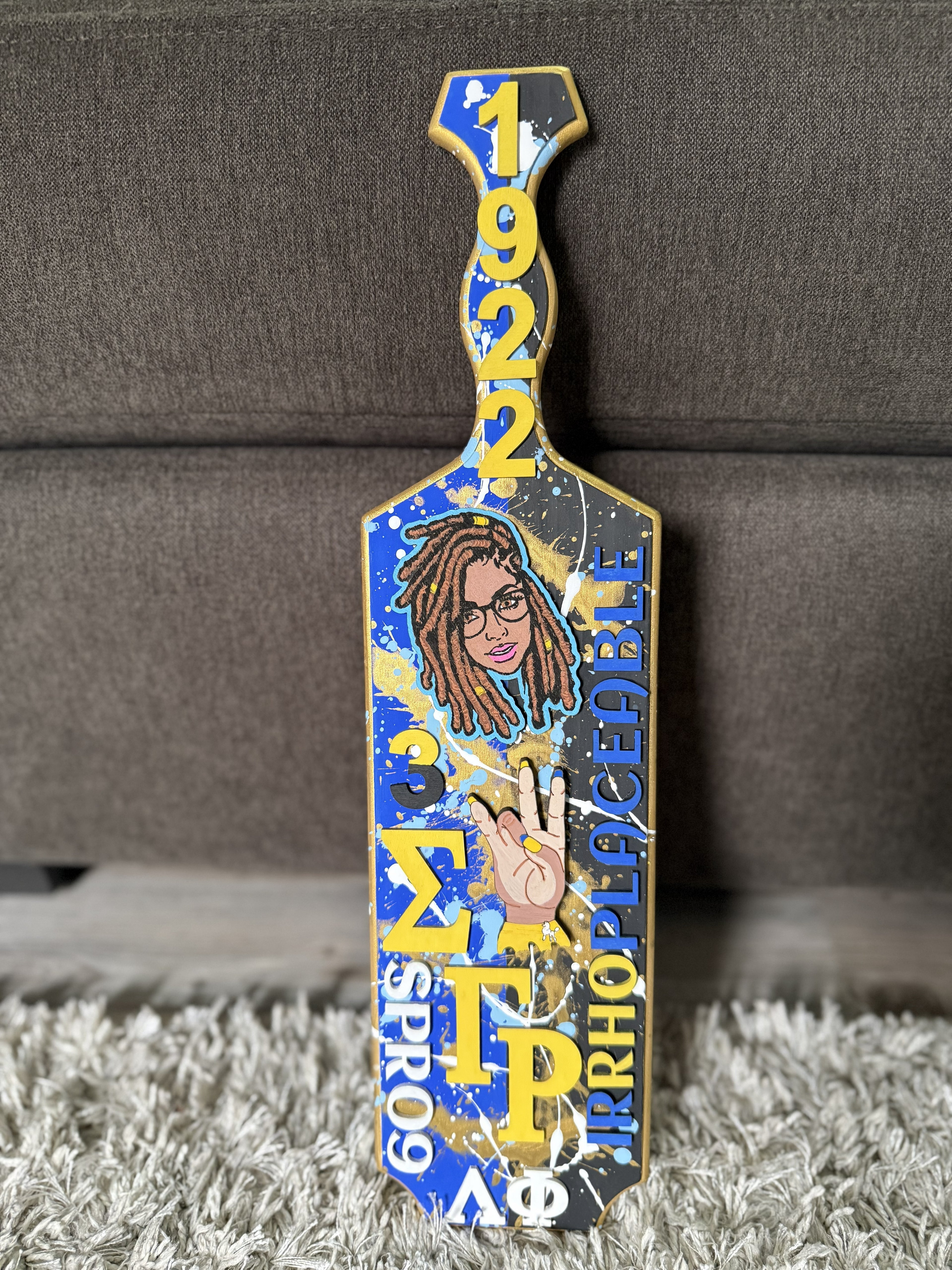 Sigma Gamma Rho Custom Greek Paddle